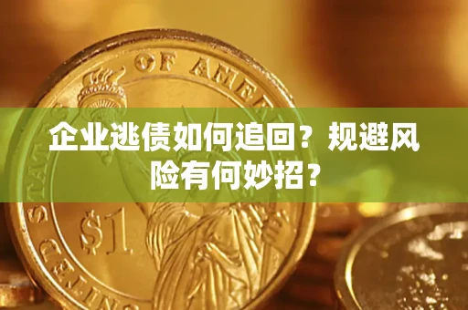 北京企业逃债如何追回？规避风险有何妙招？