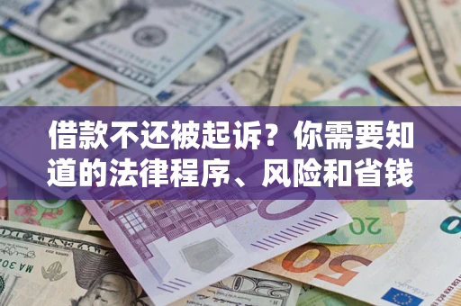 北京借款不还被起诉？你需要知道的法律程序、风险和省钱技巧